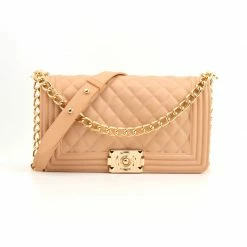 CHINA 1027 - NUDE JELLY PURSE (LARGE)