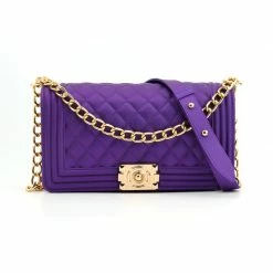 CHINA 1027 - PURPLE JELLY PURSE (LARGE) WHAT'S NEW