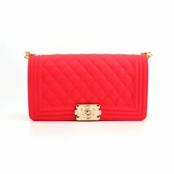 CHINA 1027 - RED JELLY PURSE (LARGE)