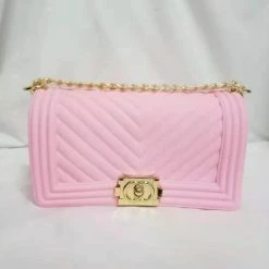 CHINA 1028 PINK JELLY PURSE (LARGE)