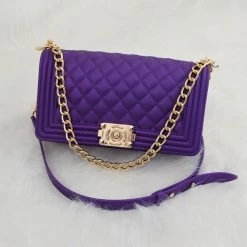 CHINA 1028 PURPLE JELLY PURSE (LARGE)