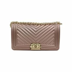 CHINA 1028 ROSE GOLD JELLY PURSE (LARGE)