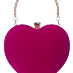 CHINA 1125 - HOT PINK HEART PURSE WHAT'S NEW