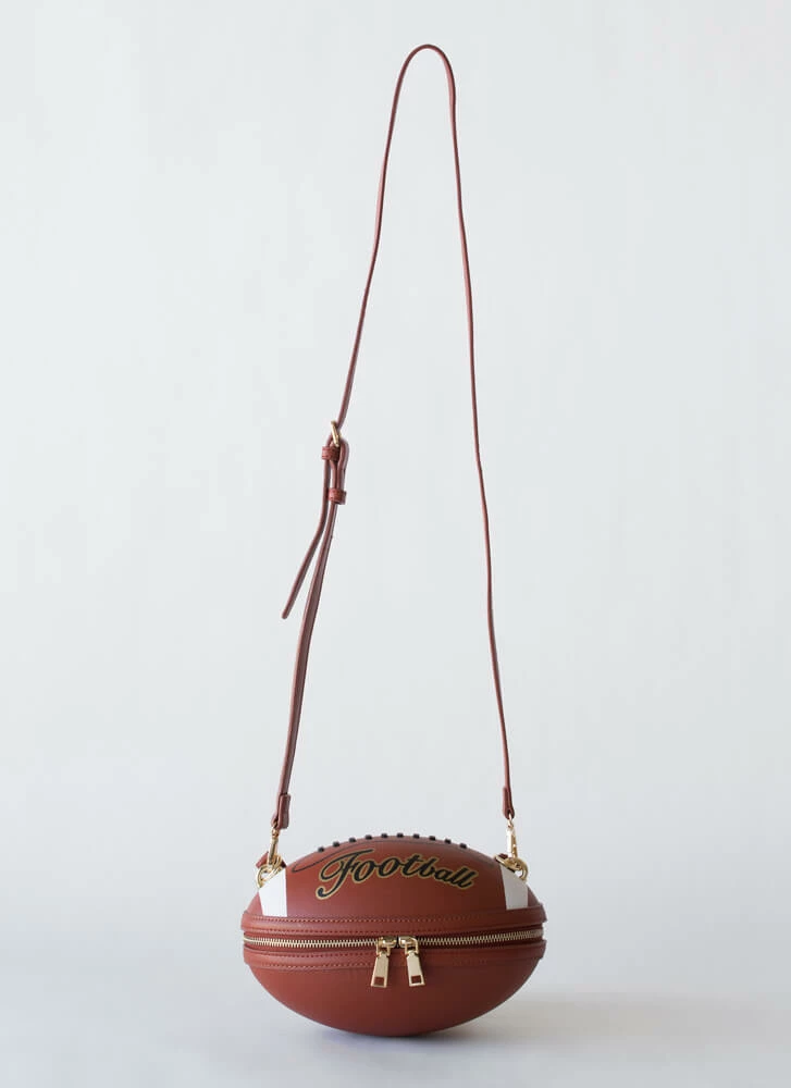 CHINA FOOTBALL PURSE - BROWN WHAT'S NEW