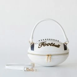 CHINA WHAT'S NEW FOOTBALL PURSE - WHITE