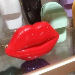 CHINA 2303 - RED LIPS PURSE