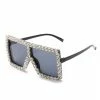 CHINA BLING SUNGLASSES - BLACK/SILVER