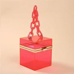 ELI WHAT'S NEW 5243 BOX PURSE - HOT PINK