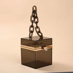 China 5243 BOX PURSE - BLACK WHAT'S NEW