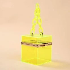 ELI WHAT'S NEW 5243 BOX PURSE - YELLOW