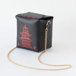 CHINA 6542 CHINESE TAKE OUT PURSE - BLACK
