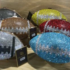 JOIA 2088 - FOOTBALL RHINESTONE PURSE
