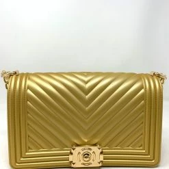 JOIA WHAT'S NEW 7044 - GOLD JELLY PURSE