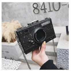 CHINA 8080 - BLACK CAMERA PURSE WHAT'S NEW