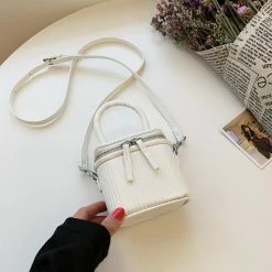 CHINA 8638 MINI PURSE - WHITE