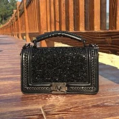 CHINA WHAT'S NEW 9090 - BLACK GLITTER