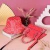 CHINA 9753 - RED BANDANA PURSE