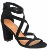 SHOE MAGNATE ALONDRA3 - BLACK BACK IN STOCK