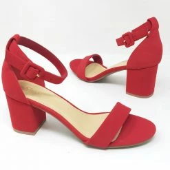 FORTUNE CAKE - LIPSTICK RED NUBUCK SHOE TYPE