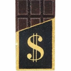 CHINA 2085 CANDY BAR CLUTCH - BROWN