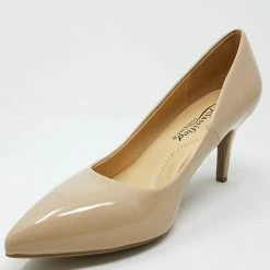 FORTUNE COEN - DARK BEIGE PATENT BACK IN STOCK