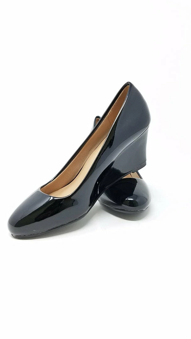 FOREVER DORIS22 - BLACK PATENT BACK IN STOCK