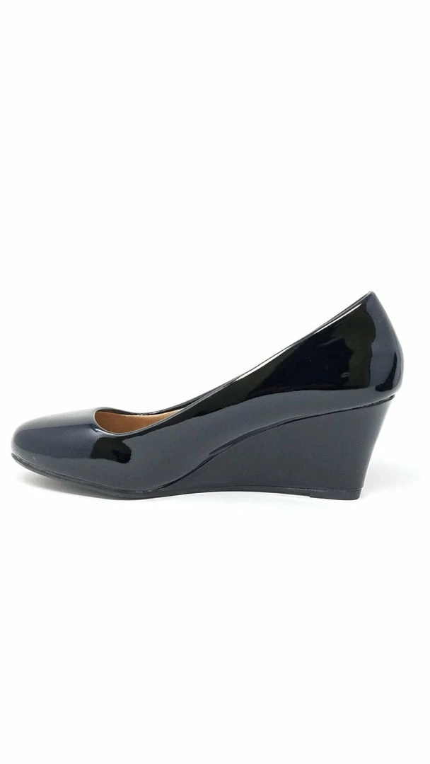 FOREVER DORIS22 - BLACK PATENT BACK IN STOCK