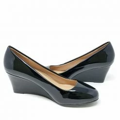 FOREVER DORIS22 - BLACK PATENT BACK IN STOCK