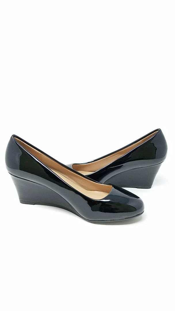 FOREVER DORIS22 - BLACK PATENT BACK IN STOCK