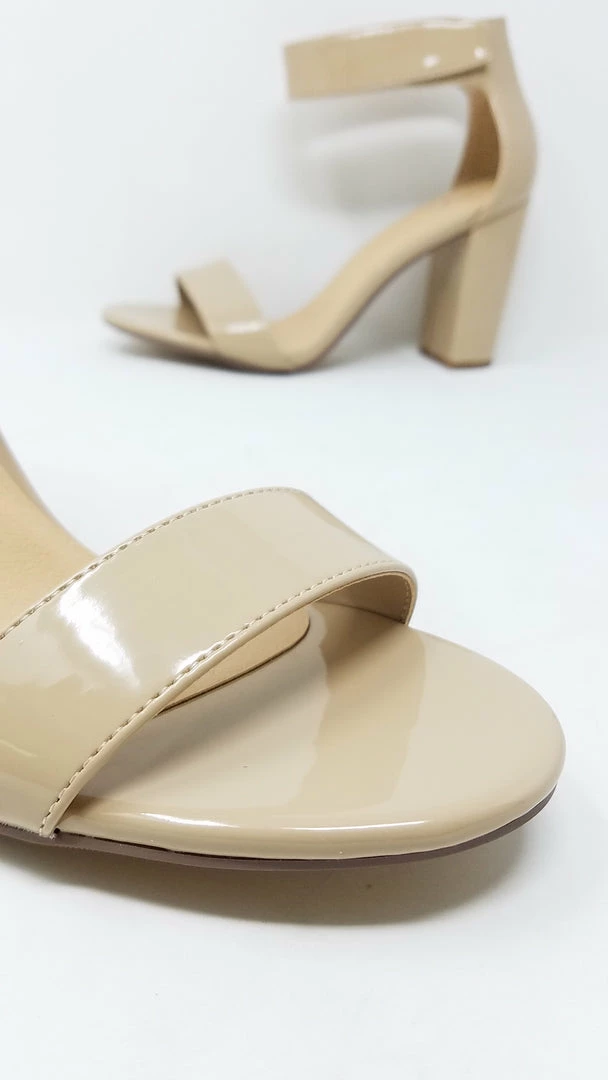 FORTUNE ELTON - DARK BEIGE PATENT