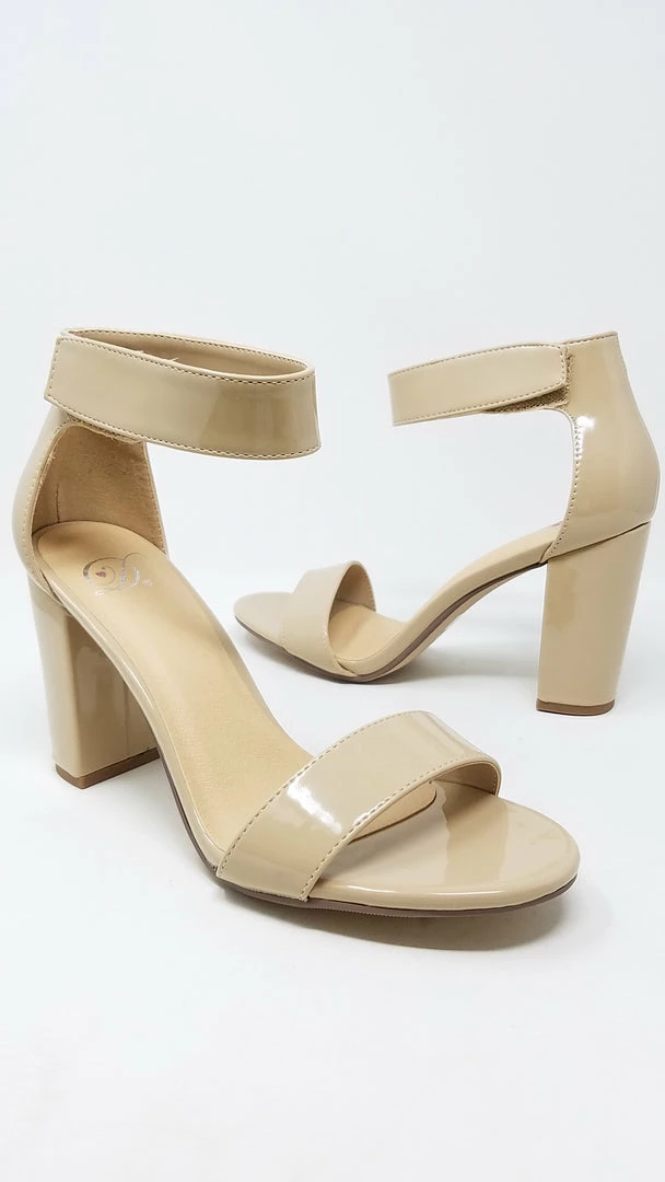 FORTUNE ELTON - DARK BEIGE PATENT