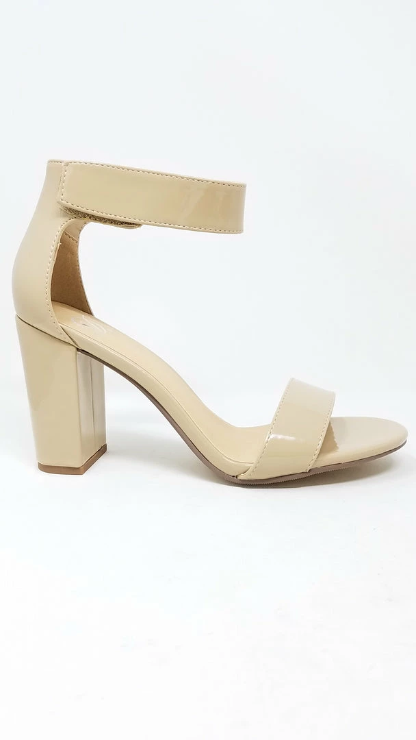 FORTUNE ELTON - DARK BEIGE PATENT