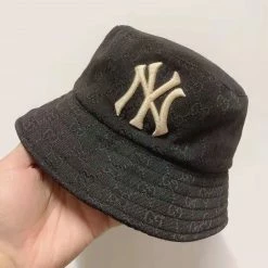 CHINA GG BUCKET HAT - BLACK