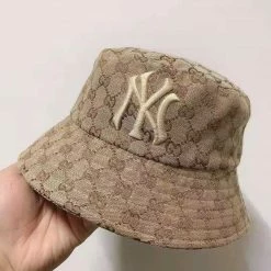 CHINA WHAT'S NEW GG BUCKET HAT - BROWN