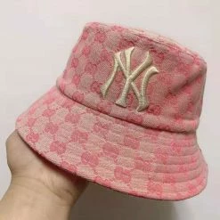 CHINA GG BUCKET HAT - PINK