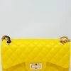 ELI JP068 - NEON YELLOW JELLY PURSE (MEDIUM) WHAT'S NEW