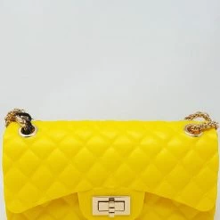 ELI JP068 - NEON YELLOW JELLY PURSE (MEDIUM) WHAT'S NEW
