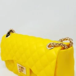 ELI JP068 - NEON YELLOW JELLY PURSE (MEDIUM) WHAT'S NEW
