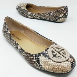 OLEM MONI55 - TAUPE CROCODILE