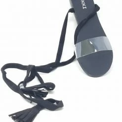 EASY LUCK SHOE TYPE CAROL - CLEAR / BLACK