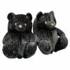 CHINA TEDDY BEAR GLITTER SLIPPERS - BLACK WHAT'S NEW