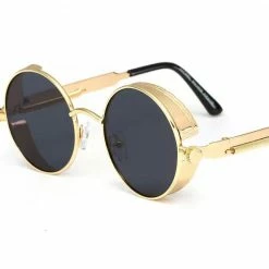 CHINA 2518 SUNGLASSES - BLACK & GOLD