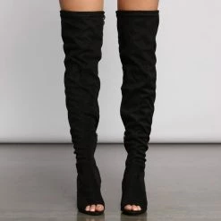 LEGEND WHAT'S NEW ADORE01 - BLACK SUEDE