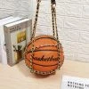 CHINA B139 - ORANGE BASKETBALL PURSE