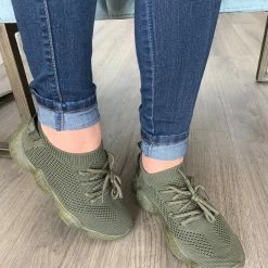 ANN MORE WHAT'S NEW CHARLIE - OLIVE GREEN