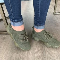 ANN MORE WHAT'S NEW CHARLIE - OLIVE GREEN