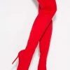 LILIANA GISELE7B - RED NEOPRENE LYCRA WHAT'S NEW