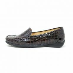 OLEM BACK IN STOCK HAZEL7 - BROWN CROCODILE