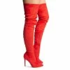 JP WHAT'S NEW HIBISCUS42 - RED SUEDE