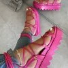 MATA WHAT'S NEW LACE ME UP - HOT PINK